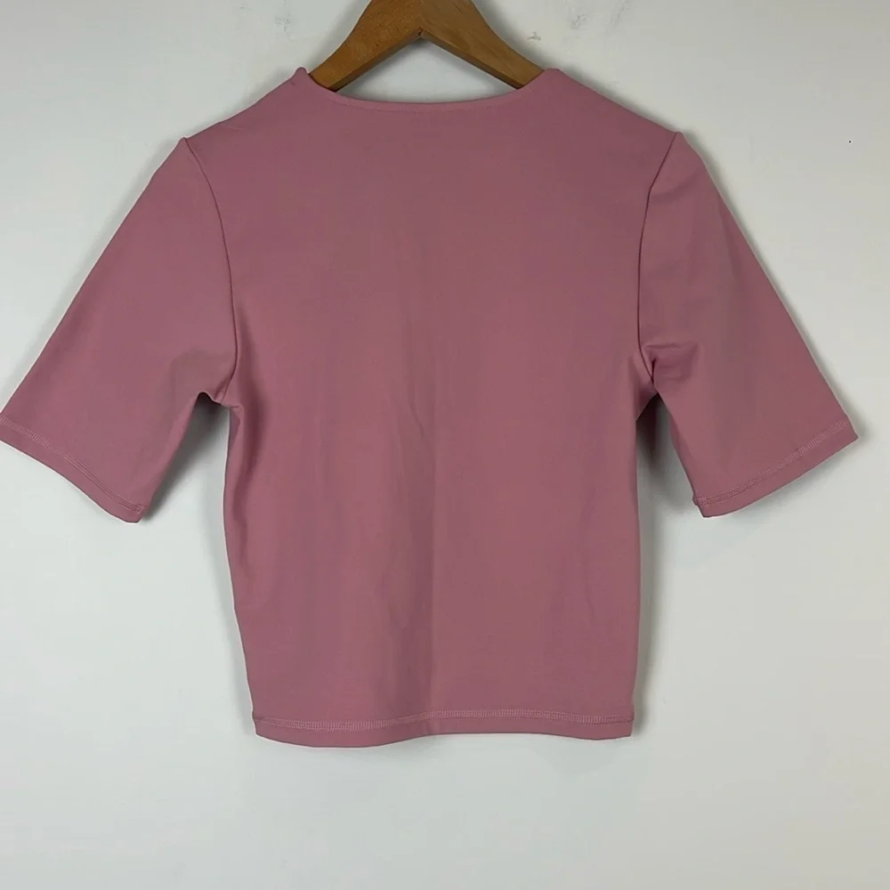Smash + Tess Warm Hearted Crop Top in Dreamy Pink New Size Medium - Picture 3 of 9